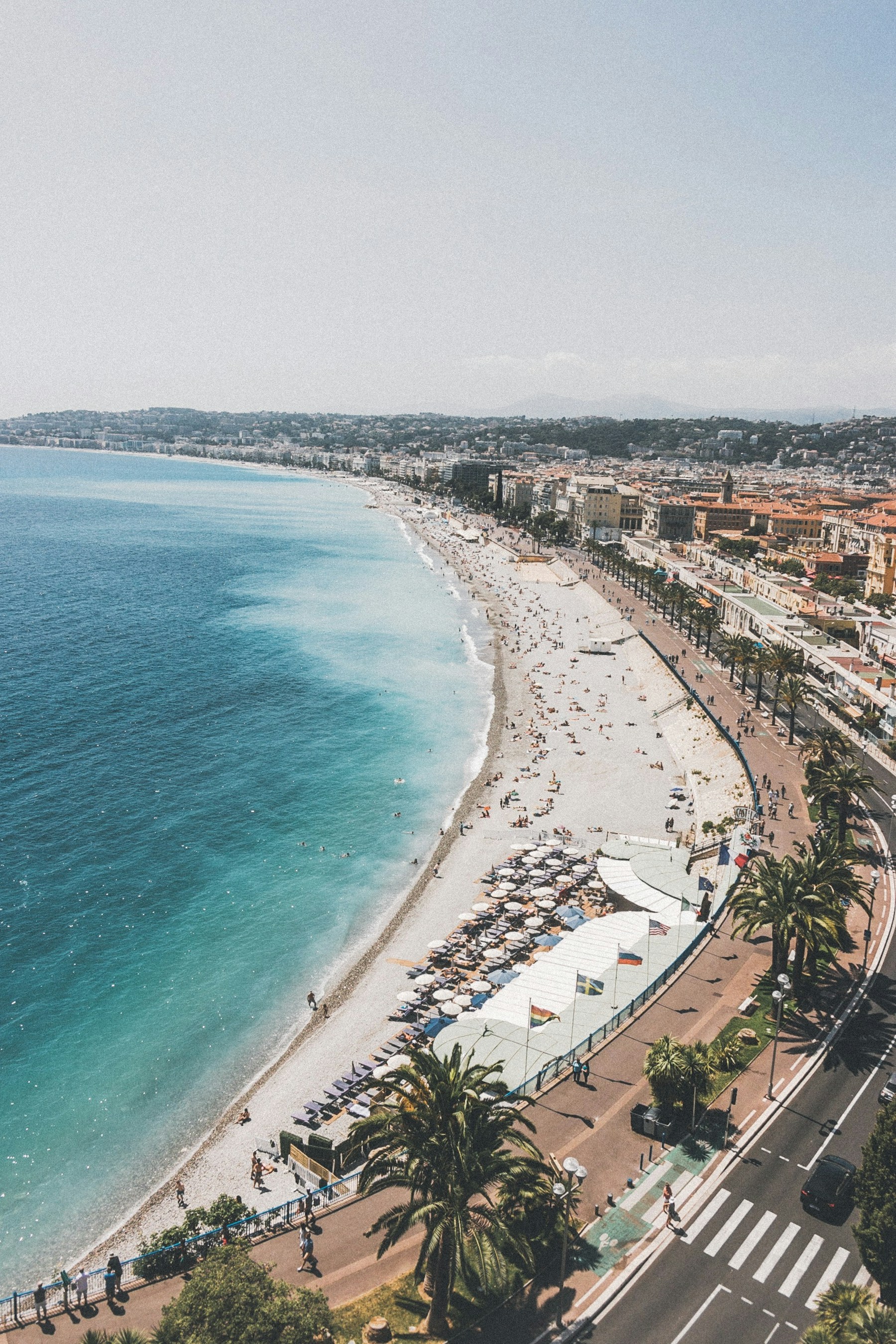 Baie de Nice et Méditerranée en journée